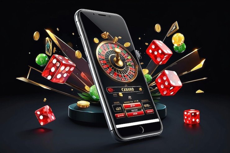 Tampilan antarmuka permainan slot di bung toto dengan gulungan, garis pembayaran, dan kontrol taruhan